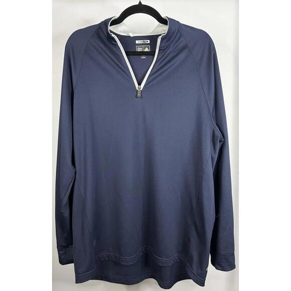 Adidas ClimaLite 1/4 Zip Long Sleeve Pullover Men’s Size Large - Picture 1 of 3